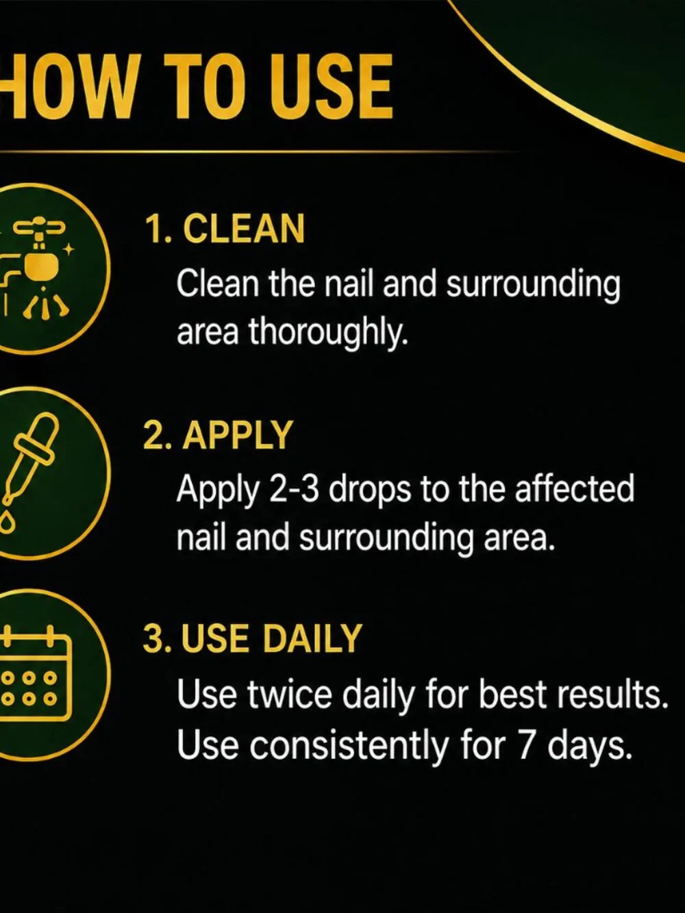 7 Days Nail Fungus Solution with Ginger Extract – 2.02 Fl Oz